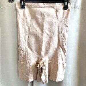 Spanx Shapewear Size 2X Beige Tummy Control Shaping High Waist Shorts 19000